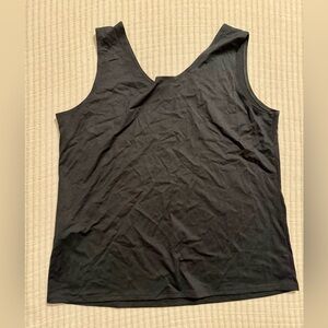 Woman’s Sleeveless Black Chico Blouse. Size 2. Gently Used